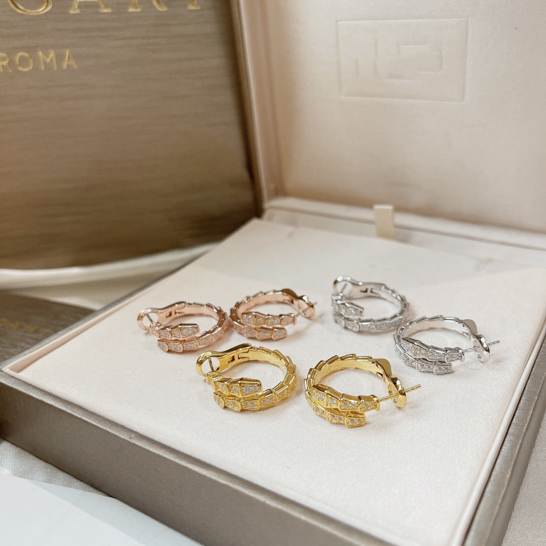 [Lume Jewelry]SERPENTI EARRINGS DIAMOND