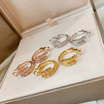 [Lume Jewelry]SERPENTI EARRINGS DIAMOND
