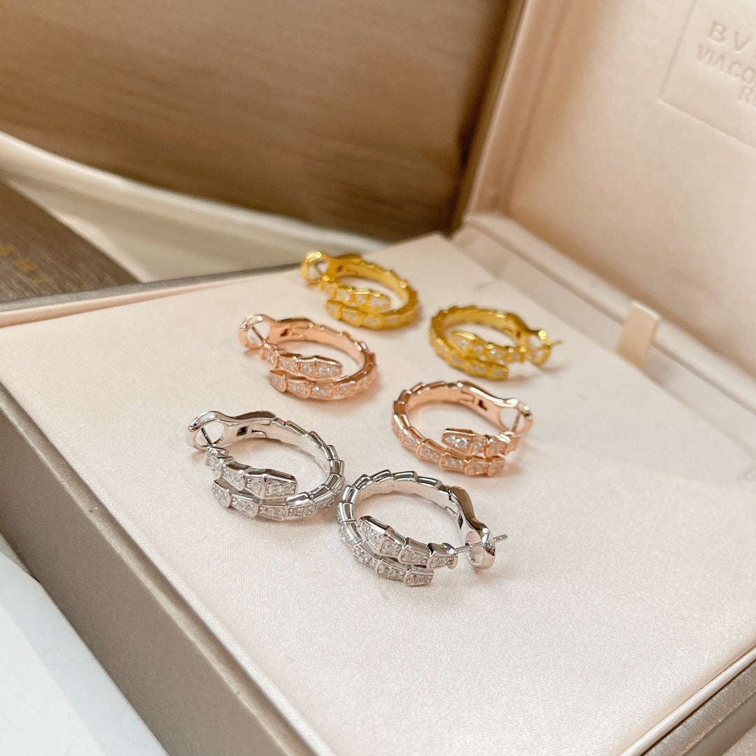 [Lume Jewelry]SERPENTI EARRINGS DIAMOND