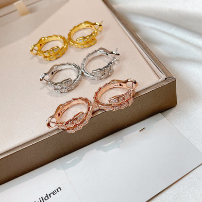 [Lume Jewelry]SERPENTI EARRINGS DIAMOND