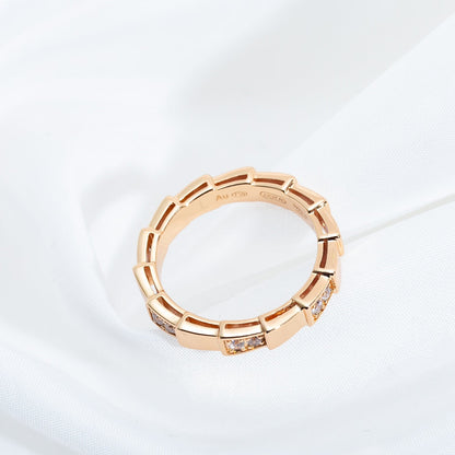 [Lume Jewelry]SERPENTI RING PINK GOLD  3MM