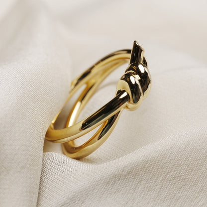 [Lume Jewelry]KNOT RING GOLD