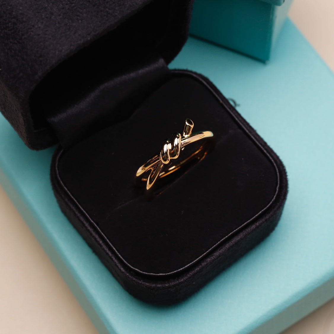 [Lume Jewelry]KNOT RING PINK GOLD