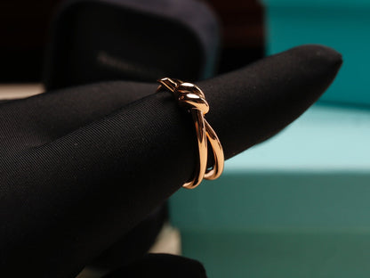 [Lume Jewelry]KNOT RING PINK GOLD