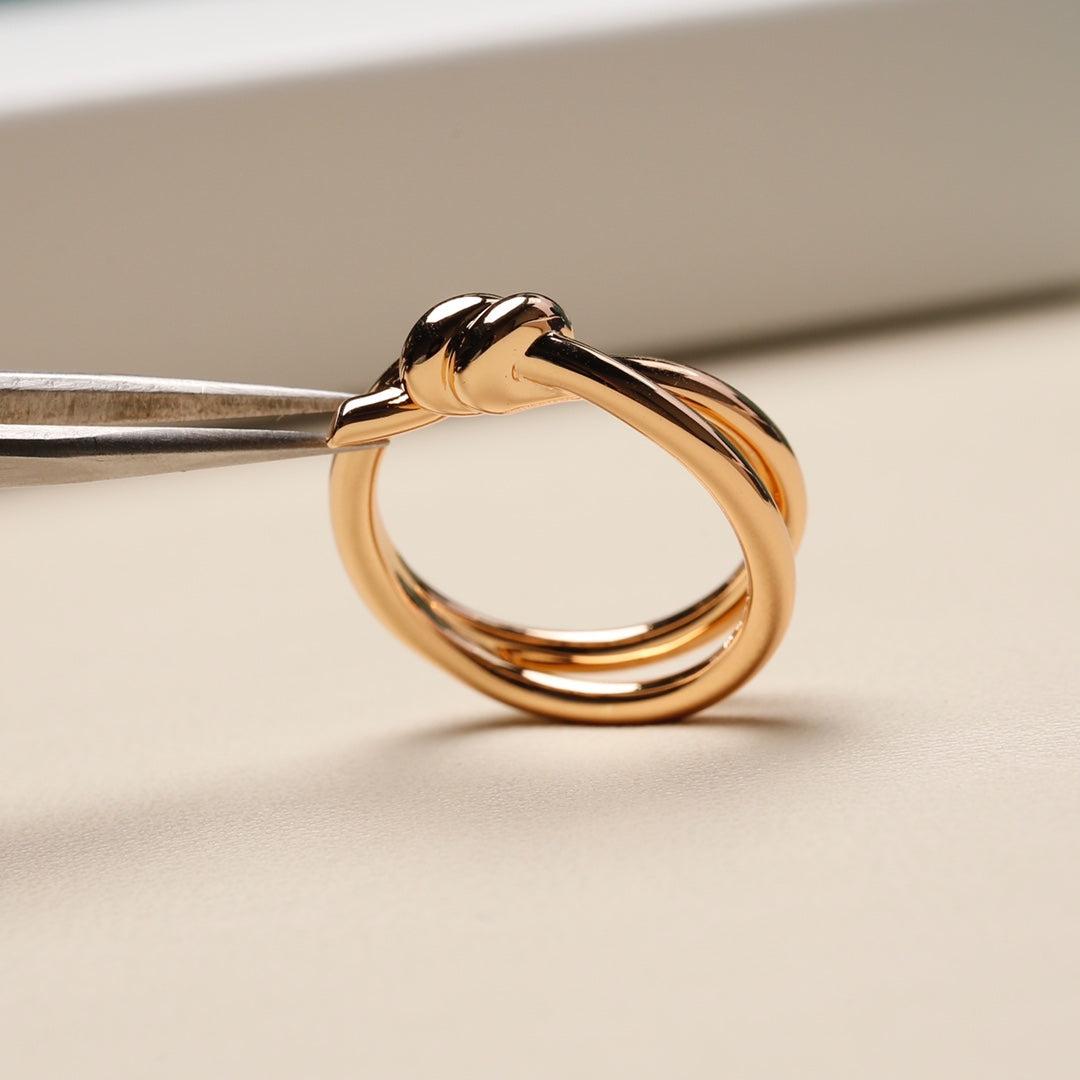 [Lume Jewelry]KNOT RING PINK GOLD