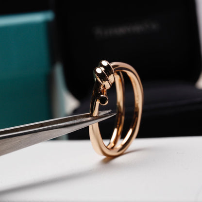 [Lume Jewelry]KNOT RING PINK GOLD