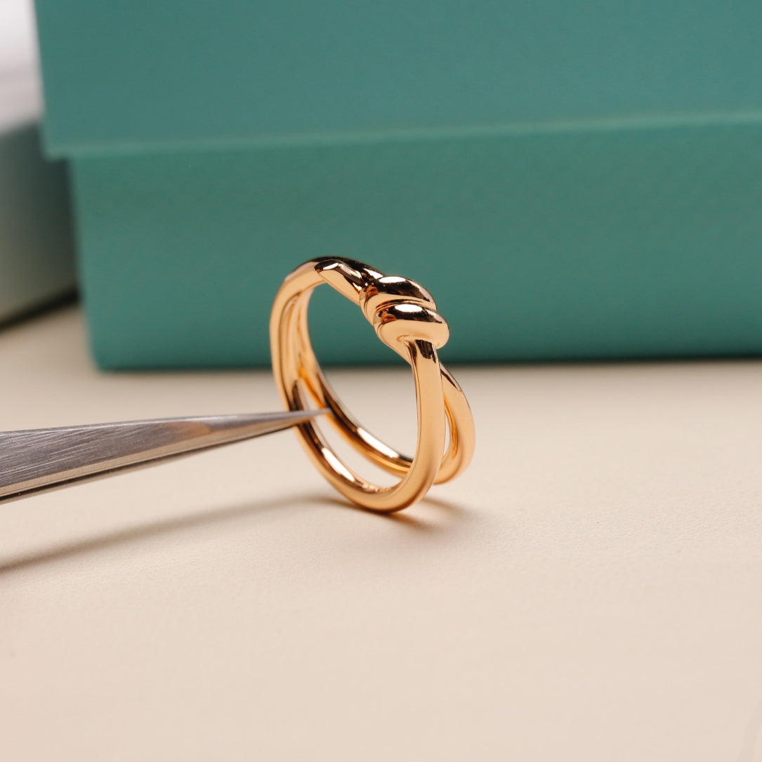 [Lume Jewelry]KNOT RING PINK GOLD