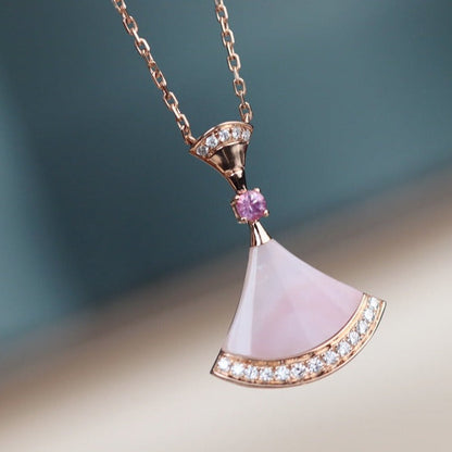 [Lume Jewelry]DREAM NECKLACE PINK MOP DIAMOND