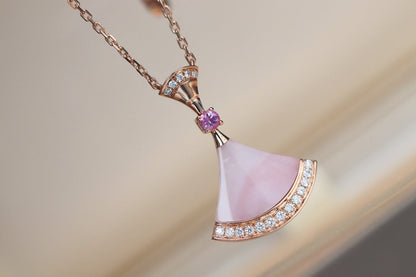 [Lume Jewelry]DREAM NECKLACE PINK MOP DIAMOND