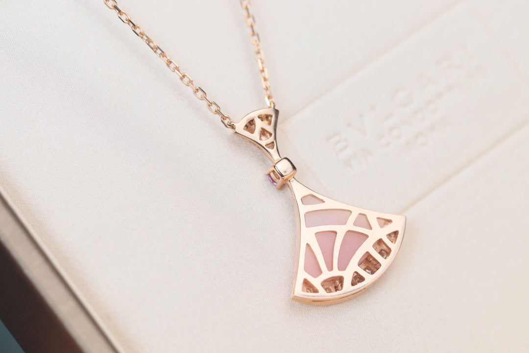 [Lume Jewelry]DREAM NECKLACE PINK MOP DIAMOND