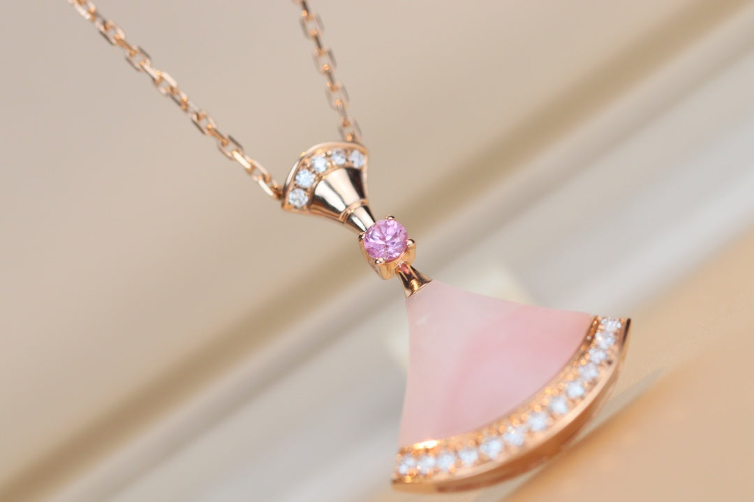 [Lume Jewelry]DREAM NECKLACE PINK MOP DIAMOND