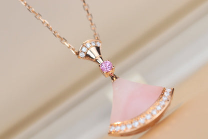 [Lume Jewelry]DREAM NECKLACE PINK MOP DIAMOND