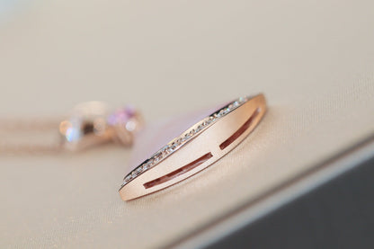 [Lume Jewelry]DREAM NECKLACE PINK MOP DIAMOND