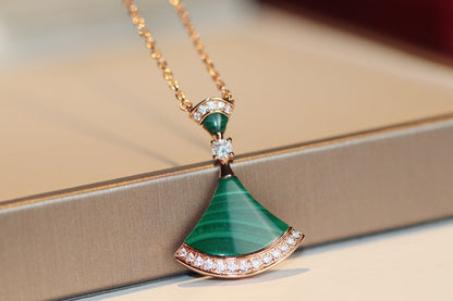 [Lume Jewelry]DREAM NECKLACE MALACHITE DIAMOND
