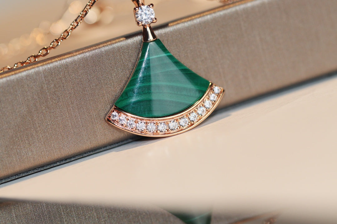 [Lume Jewelry]DREAM NECKLACE MALACHITE DIAMOND