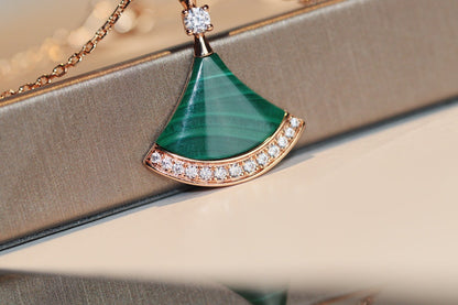 [Lume Jewelry]DREAM NECKLACE MALACHITE DIAMOND