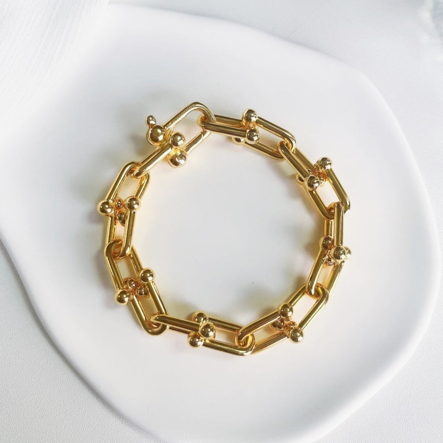 [Lume Jewelry]HARDWEAR GOLD BRACELET