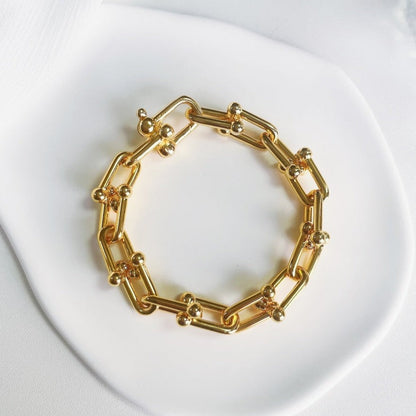[Lume Jewelry]HARDWEAR GOLD BRACELET