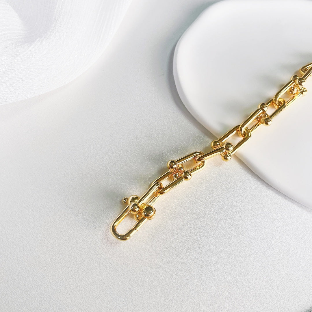 [Lume Jewelry]HARDWEAR GOLD BRACELET