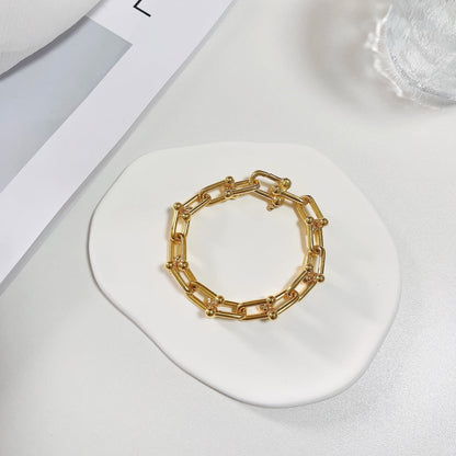 [Lume Jewelry]HARDWEAR GOLD BRACELET