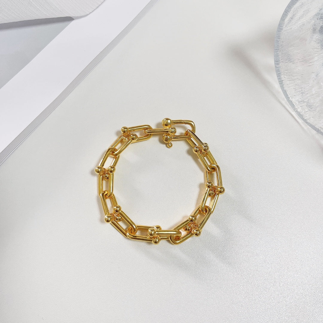 [Lume Jewelry]HARDWEAR GOLD BRACELET