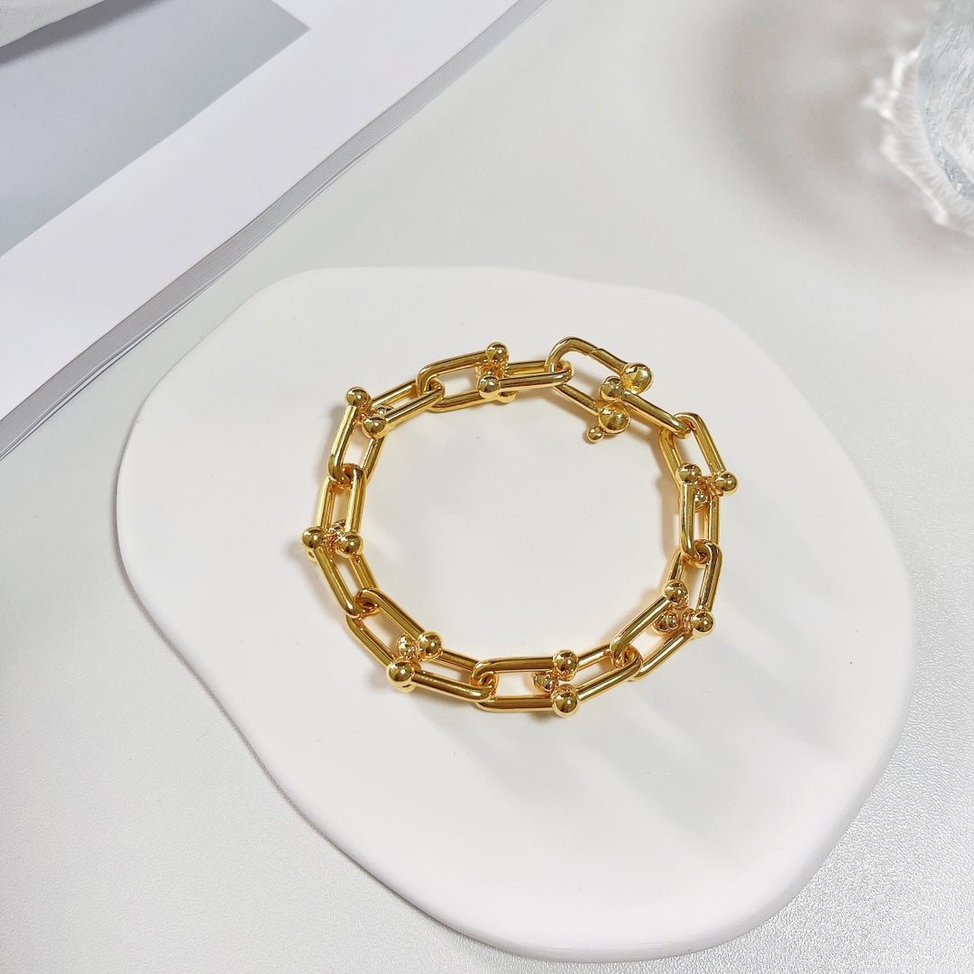 [Lume Jewelry]HARDWEAR GOLD BRACELET