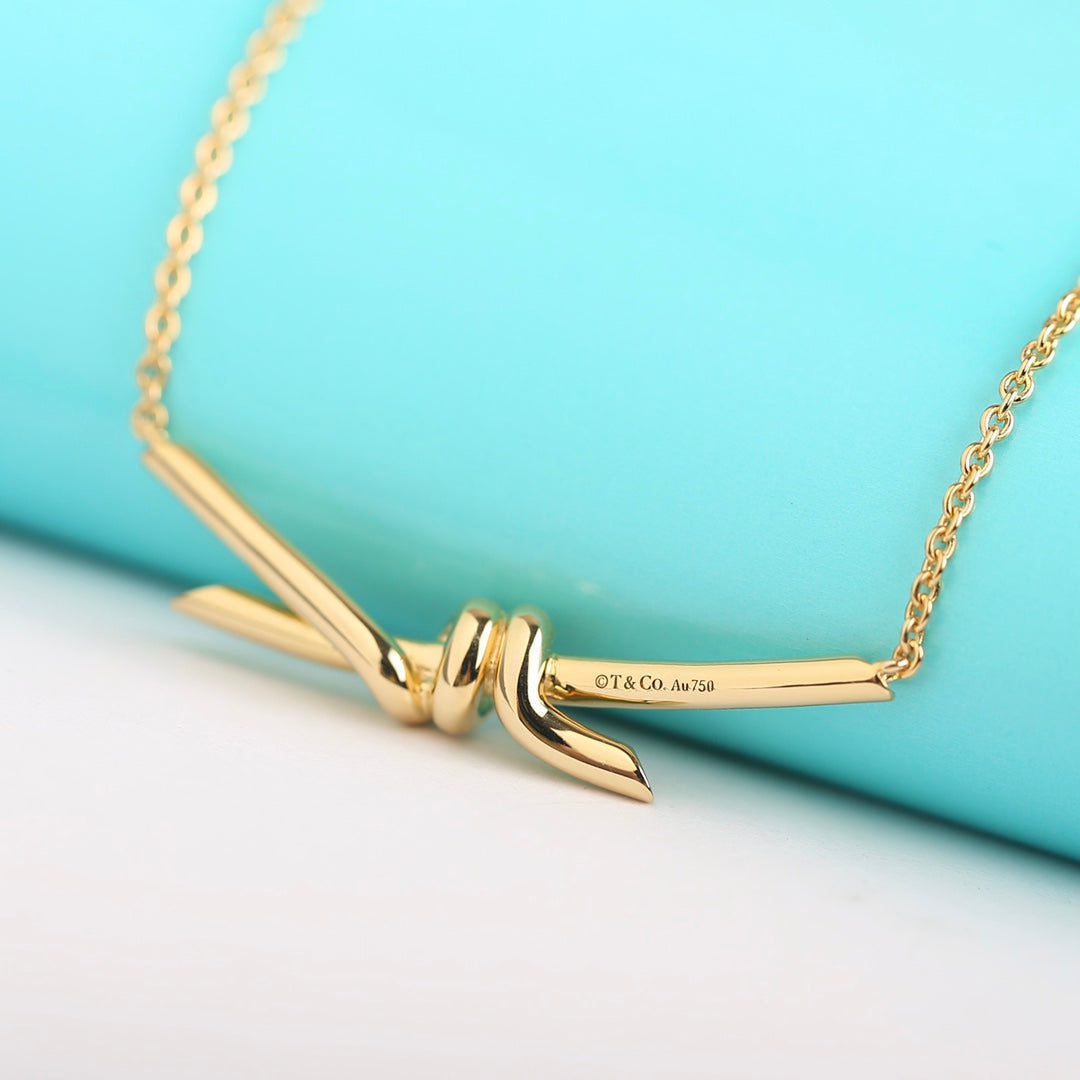 [Lume Jewelry]KNOT NECKLACE GOLD