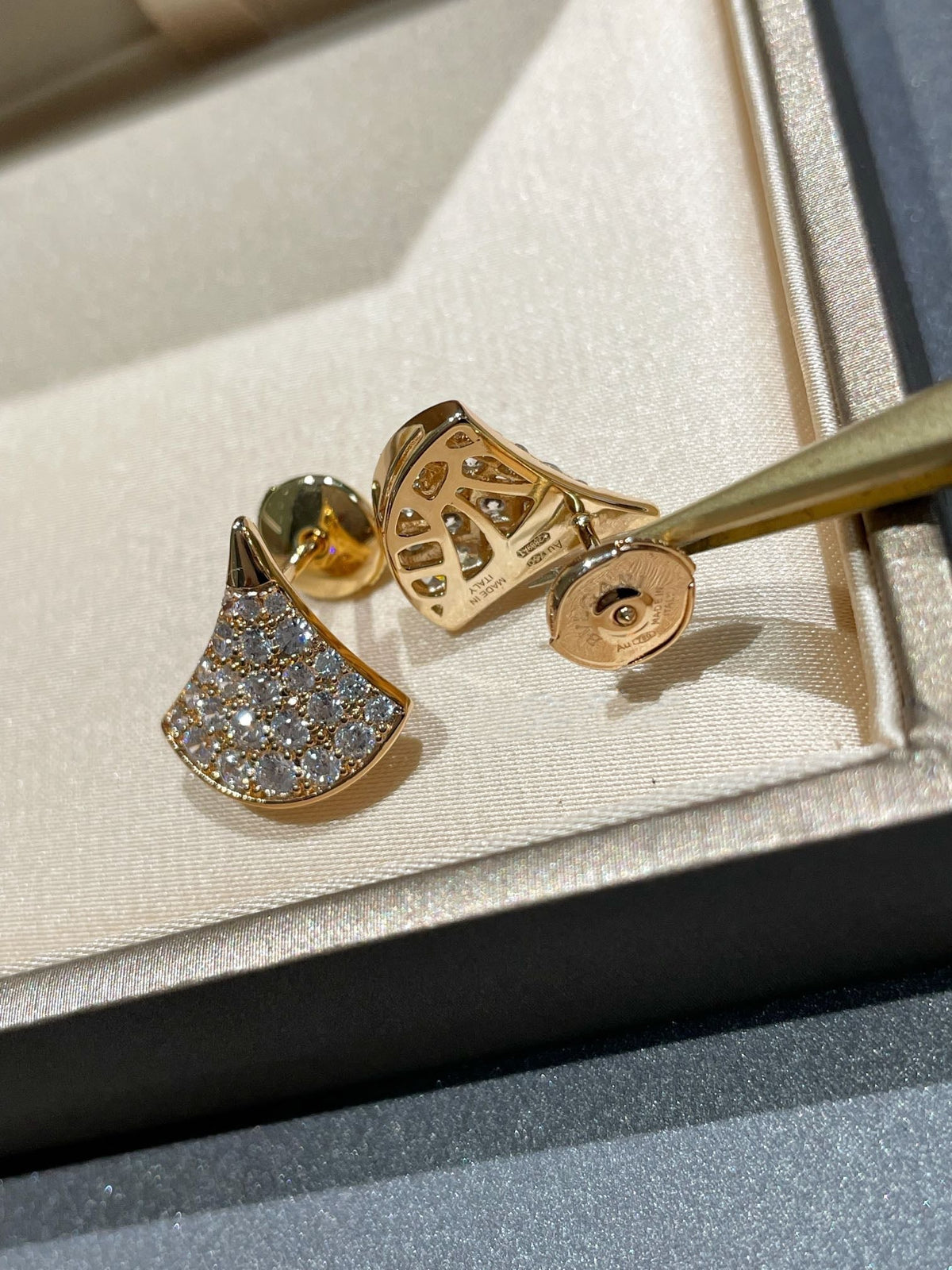 [Lume Jewelry]DREAM STUD EARRINGS DIAMOND
