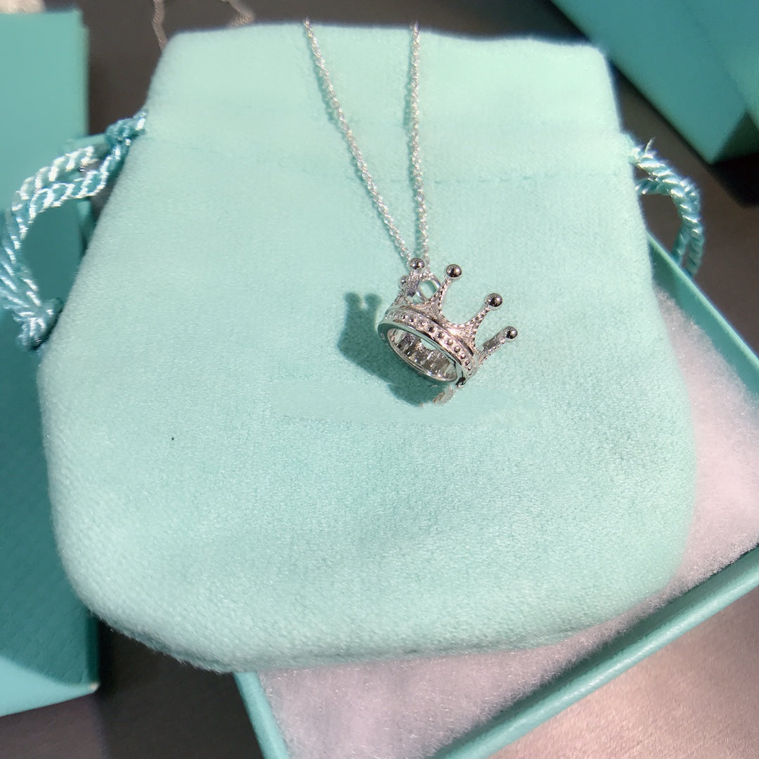 [Lume Jewelry]CROWN PEDANT NECKLACE
