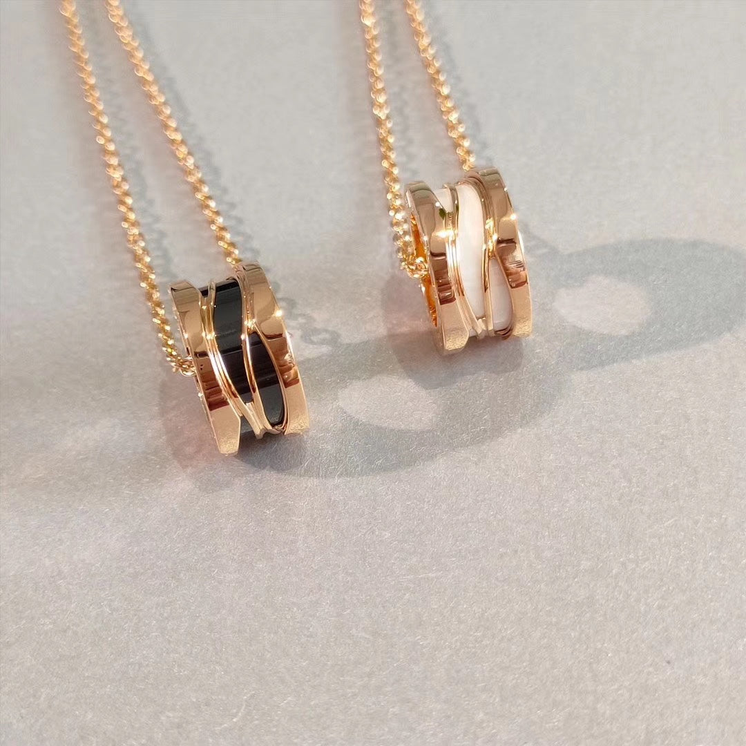 [Lume Jewelry]ZERO 1 NECKLACE PINK GOLD