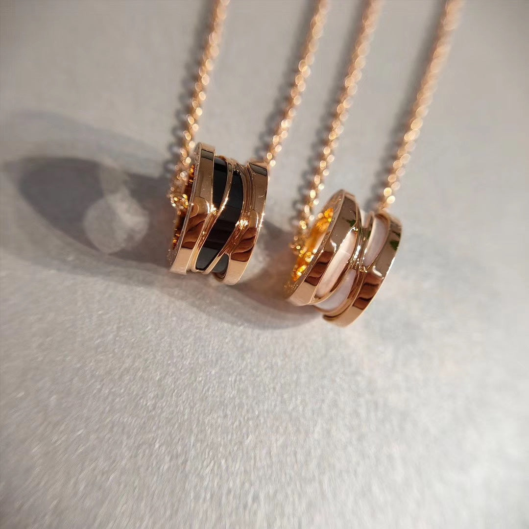 [Lume Jewelry]ZERO 1 NECKLACE PINK GOLD