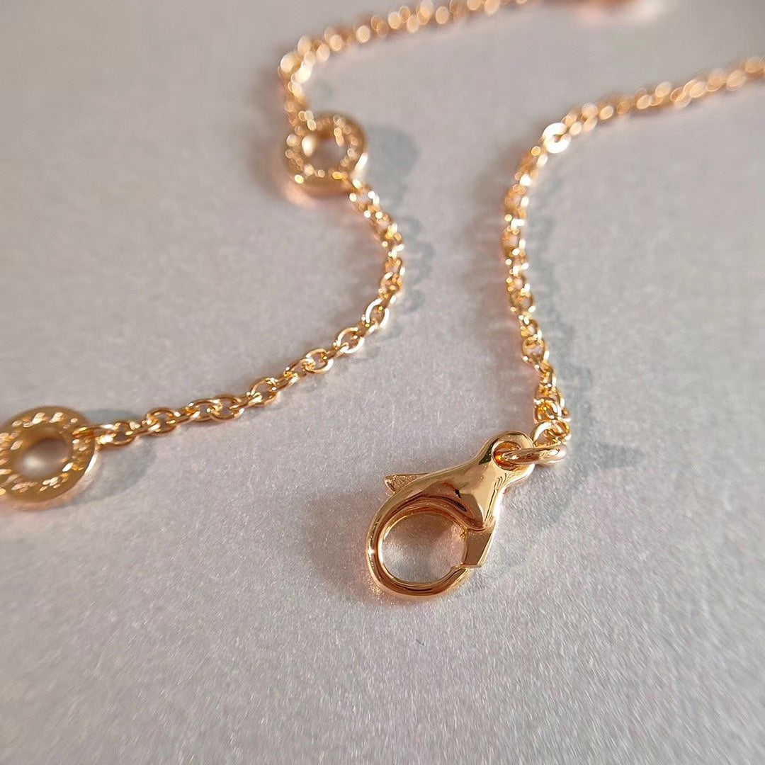 [Lume Jewelry]ZERO 1 NECKLACE PINK GOLD