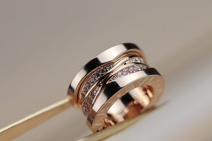 [Lume Jewelry]ZERO 1 PINK GOLD DIAMOND NECKLACE
