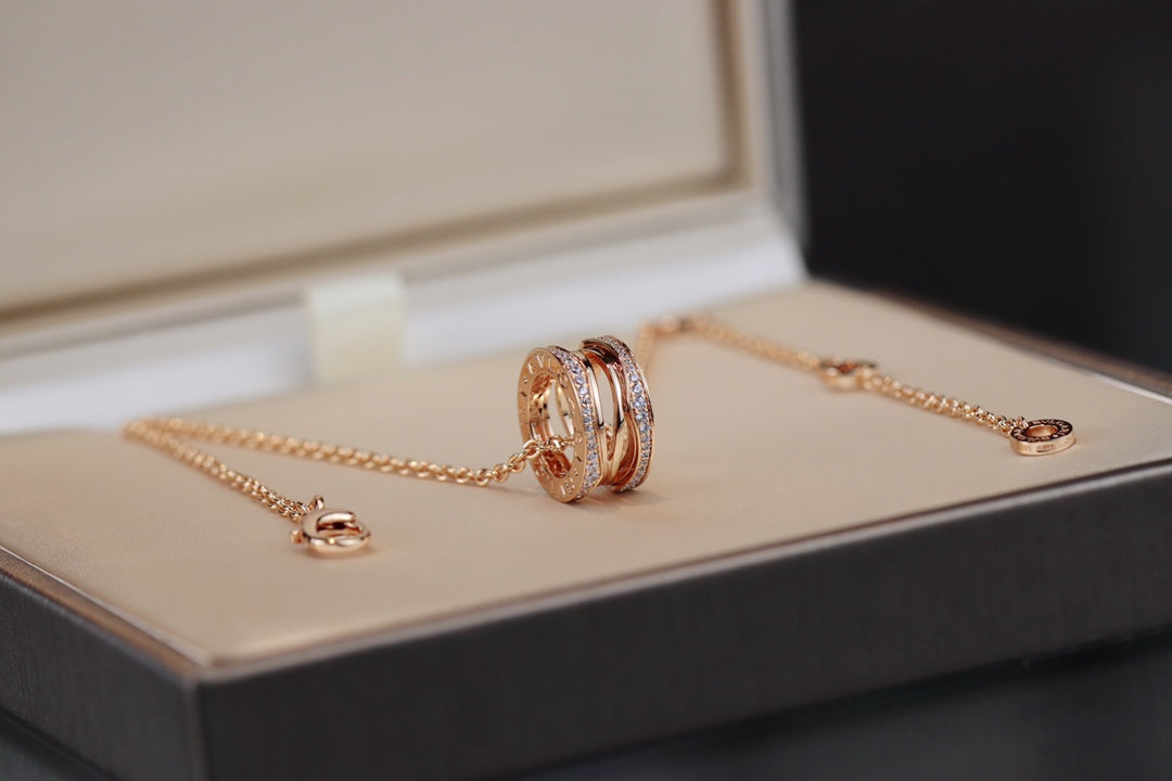 [Lume Jewelry]ZERO 1 PINK GOLD NECKLACE