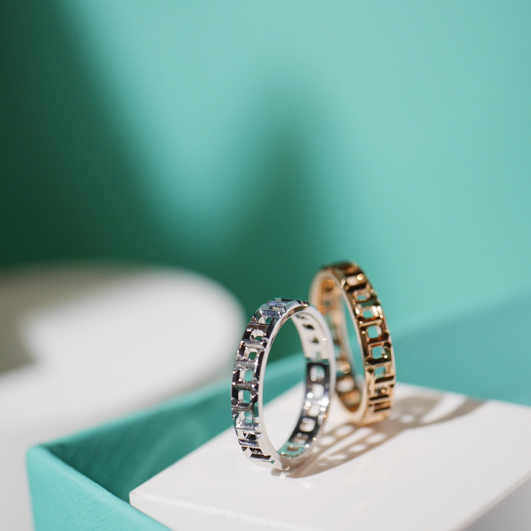 [Lume Jewelry]T TRUE 3.5MM PINK GOLD RING