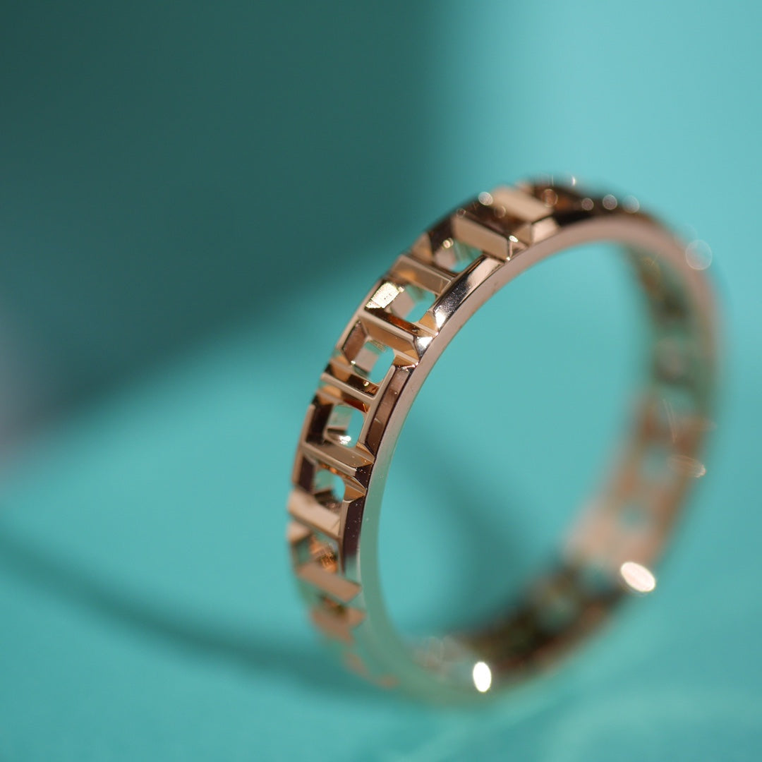 [Lume Jewelry]T TRUE 3.5MM PINK GOLD RING