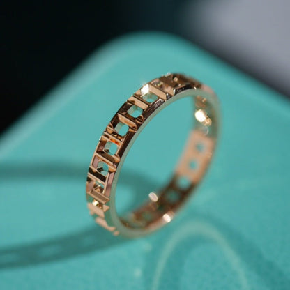 [Lume Jewelry]T TRUE 3.5MM PINK GOLD RING