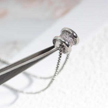 [Lume Jewelry]ZERO 1 SILVER DIAMOND NECKLACE