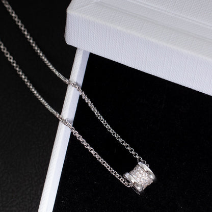 [Lume Jewelry]ZERO 1 SILVER DIAMOND NECKLACE