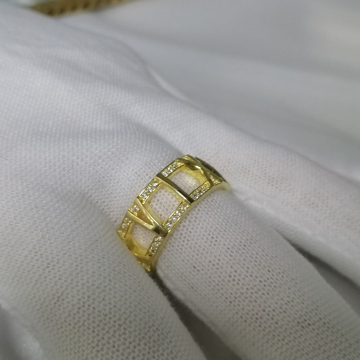[Lume Jewelry]ATLAS LARGE OPEN DIAMOND RING