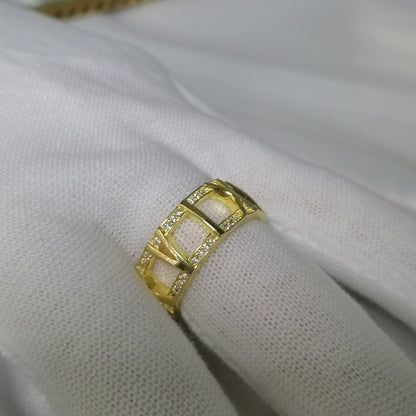 [Lume Jewelry]ATLAS LARGE OPEN DIAMOND RING