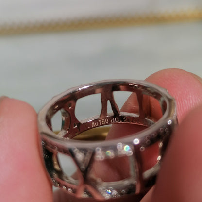 [Lume Jewelry]ATLAS LARGE OPEN DIAMOND RING