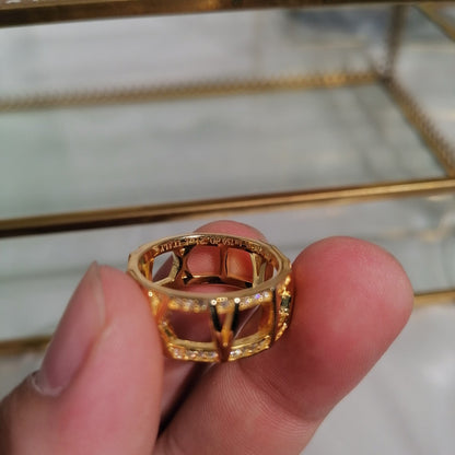 [Lume Jewelry]ATLAS LARGE OPEN DIAMOND RING