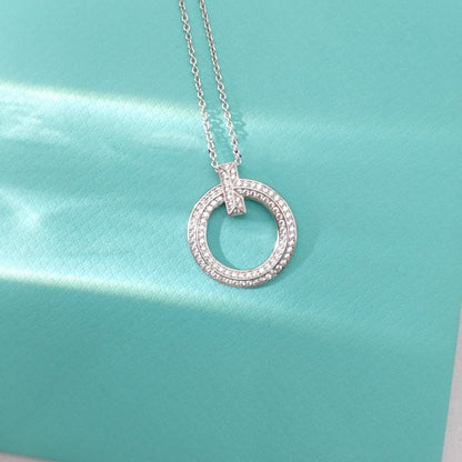 [Lume Jewelry]T WIRE PEDANT DIAMOND NECKLACE