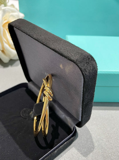[Lume Jewelry]KNOT DOUBLE ROW GOLD BRACELET