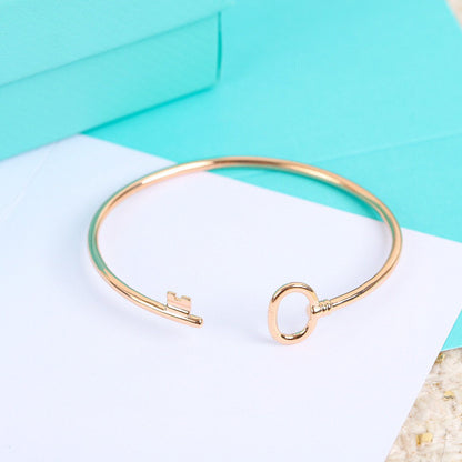 [Lume Jewelry]KEY WIRE OVAL BRACELET