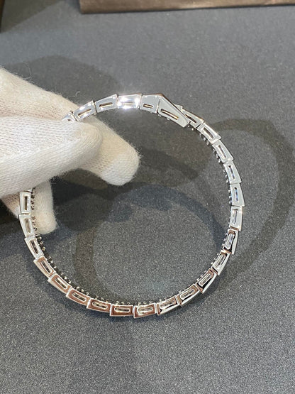 [Lume Jewelry]SERPENTI BRACELET DIAMONDS SILVER