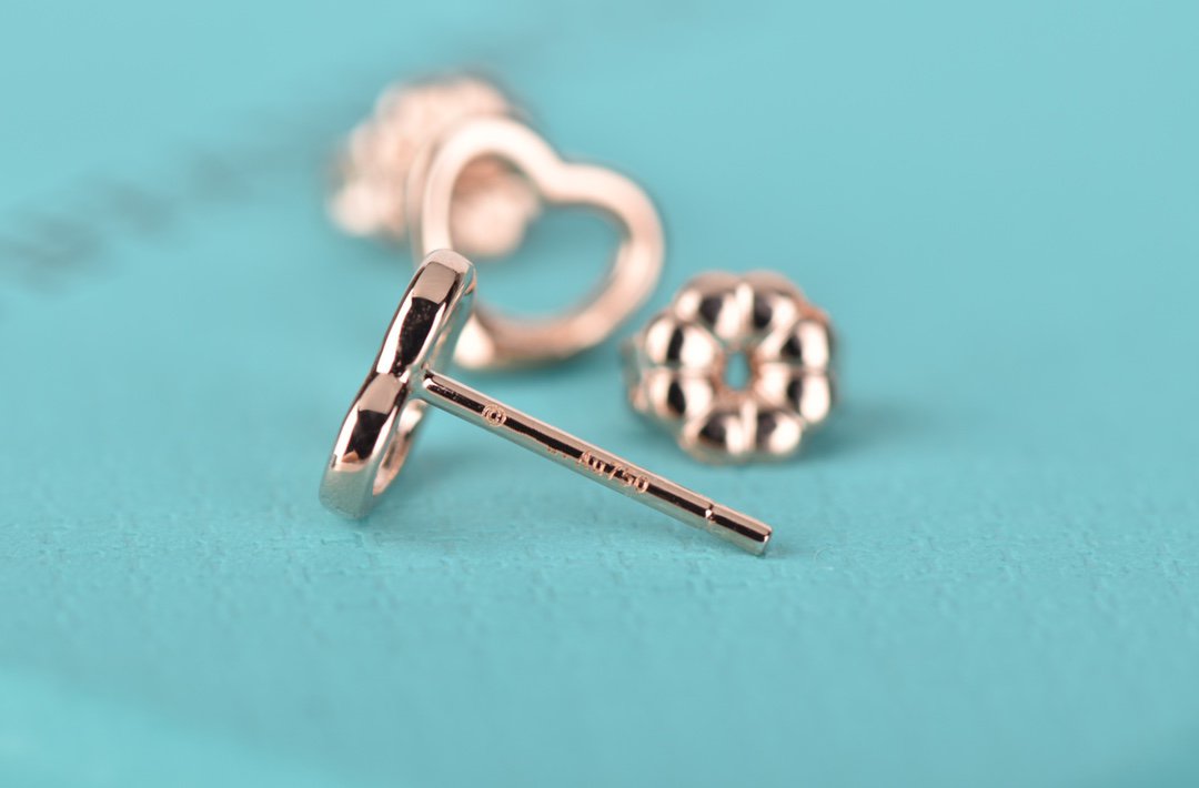 [Lume Jewelry]OPEN HEART STUD EARRINGS