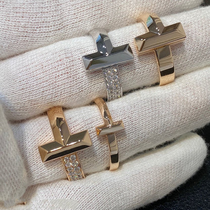[Lume Jewelry]T WIRE MEDIUM DIAMOND RING