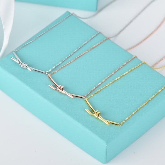 [Lume Jewelry]KNOT NECKLACE